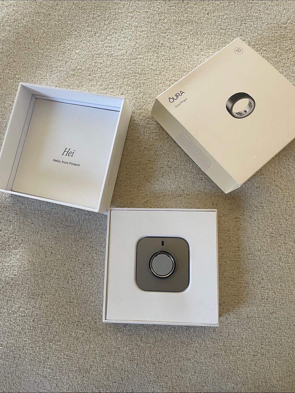 Oura Ring 4 Black Smart Ring (Oura)